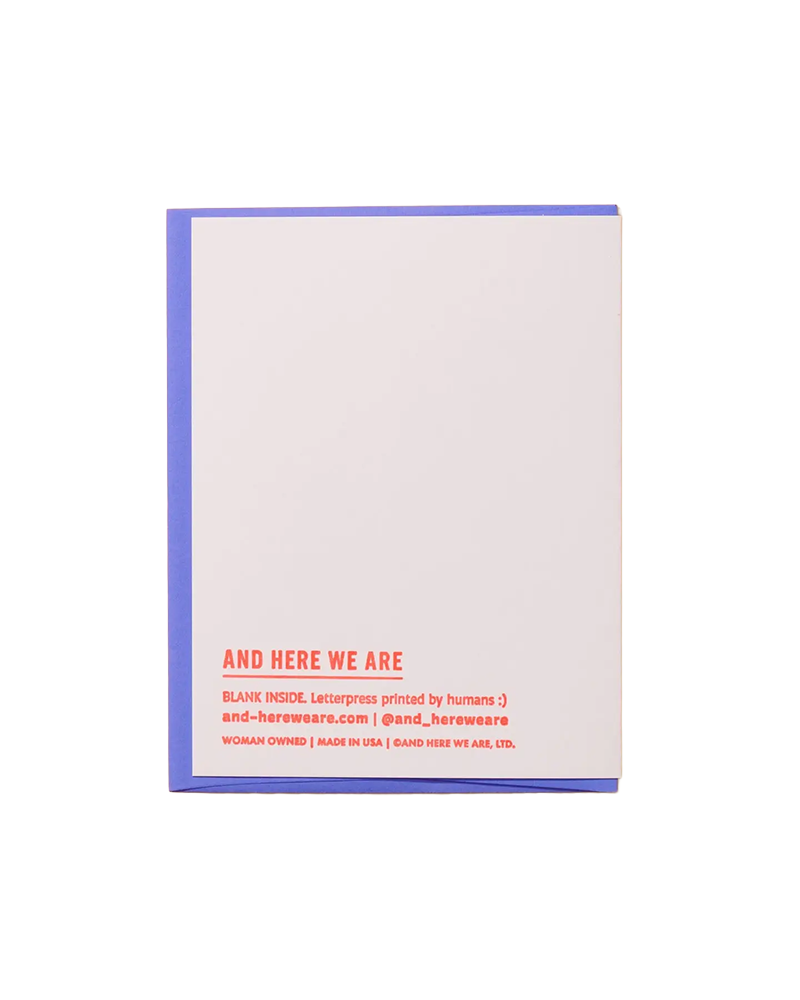 And Here We Are HAPPY NEW HOME CARD