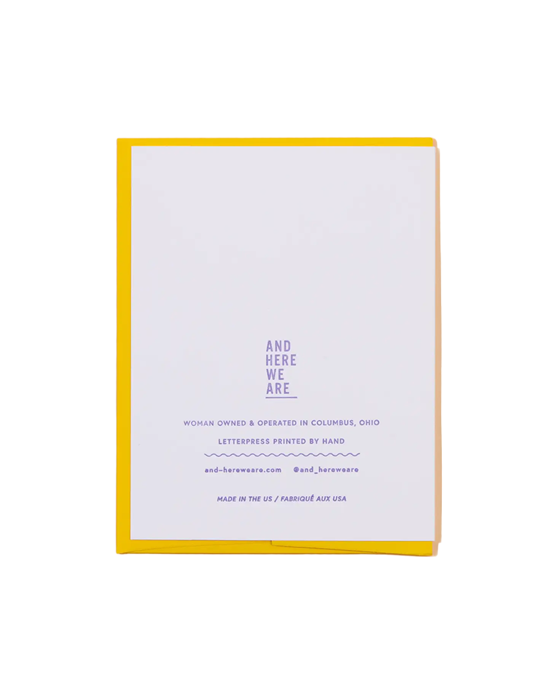 And Here We Are ID I DO IT AGAIN CARD