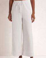 Z Supply Barbados Gauze Pant In White