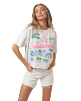 Project Social T CARIBBEAN CROPPED TEE