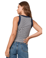 Project Social T HITS DIFFERENT STRIPED RINGER TANK
