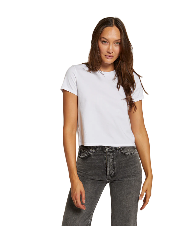 Perfectwhitetee SPRINGSTEEN - CREW NECK BABY TEE