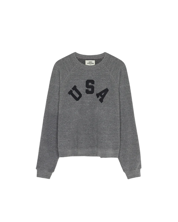 SUNNYSOMEWHERE USA RAGLAN CREW
