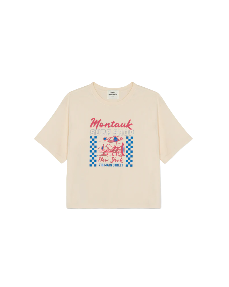 Sunny Somehwere MONTAUK SURF BOYFRIEND TEE