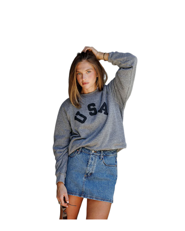 SUNNYSOMEWHERE USA RAGLAN CREW