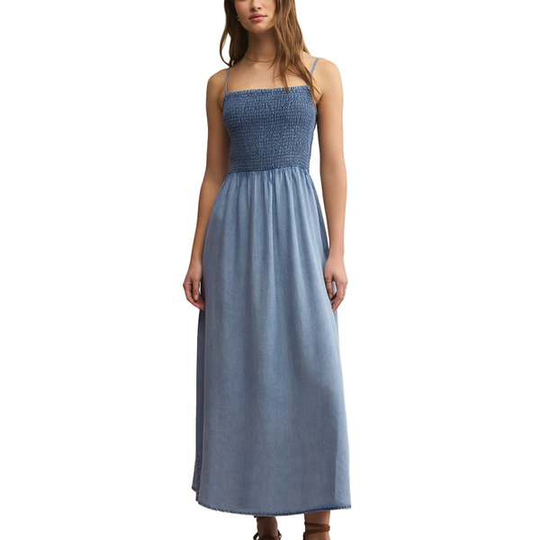 Z Supply BAYSIDE CHAMBRAY MIDI DRESS – Shopfado