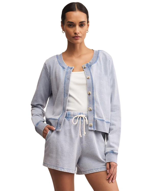 Z Supply DAILY KNIT DENIM CARDIGAN