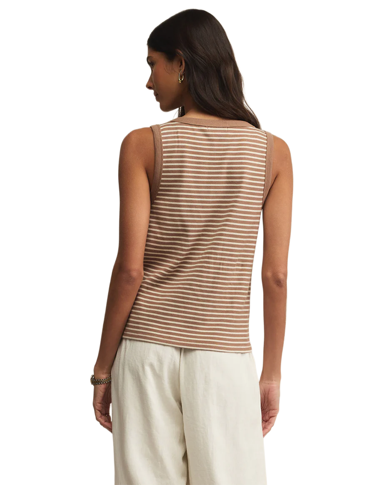Z Supply ELIN STRIBE RIB TANK