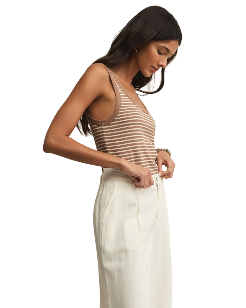 Z Supply ELIN STRIBE RIB TANK