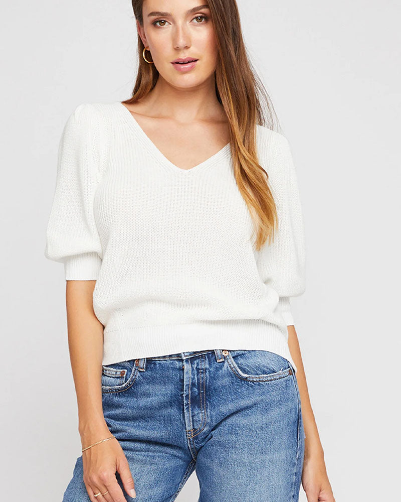 Gentle Fawn Phoebe Top in White