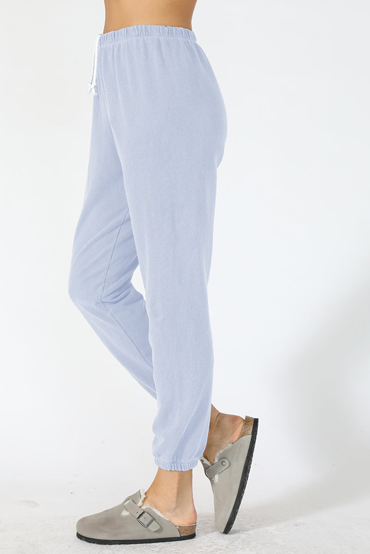 Perfect White Tee, Johnny French Terry Sweatpant (Navy)