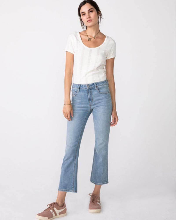 Unpublished MARGAUX CROPPED DEMI FLARE IN DAY TRIPPER - Shopfado